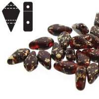 Kite 9mm x 5mm - KT9590080-94401 - Ruby Gold Splash