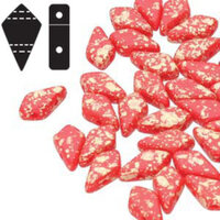 Kite 9mm x 5mm - KT9593200-94401 - Red Gold Splash