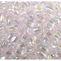 Miyuki 3mm x 5.5mm Long Drop Bead - LDP-265 - Transparent Pale Pink AB