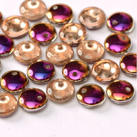 Lentil Bead 6mm x 3mm - 1 Hole - Crystal Sliperit - LEN6-00030-29500
