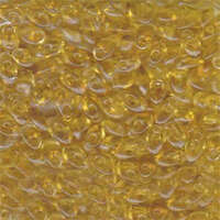 Miyuki 7mm Long Magatama Bead - LMA-132 - Transparent Light Topaz