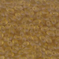 Miyuki 7mm Long Magatama Bead - LMA-132F - Transparent Matte Light Topaz