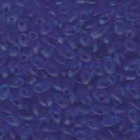 Miyuki 7mm Long Magatama Bead - LMA-150F - Transaparent Matte Sapphire