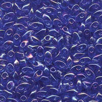 Miyuki 7mm Long Magatama Bead - LMA-261 - Transparent Sapphire AB