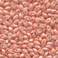 Miyuki 7mm Long Magatama Bead - LMA-429 - Opaque Salmon