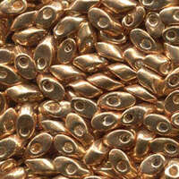 Miyuki 7mm Long Magatama Bead - LMA-1053 - Galvanized Yellow Gold