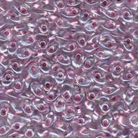 Miyuki 7mm Long Magatama Bead - LMA-1523 - Sparkle Orchid Lined Crystal