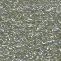 Miyuki 7mm Long Magatama Bead - LMA-1527 - Sparkle Celery Lined Crystal