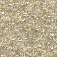 Miyuki 7mm Long Magatama Bead - LMA-3504 - Transparent Light Cream