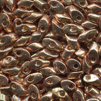 Miyuki 7mm Long Magatama Bead - LMA-4204 - Duracoat Galvanized Champagne