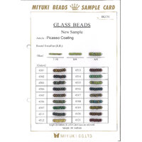 11/0, 8/9 & 6/0 Round Picasso Colour Chart