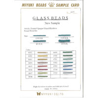 Frosted Opaque Glazed Colour Chart