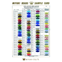 Magatama Bead Basic Colour Chart