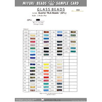 Quarter Tila Colour Chart