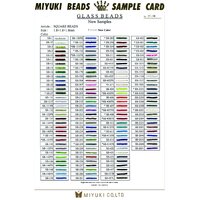 1.8mm Square (Cube) Bead Colour Chart