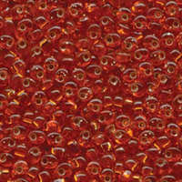 Miyuki 4mm Magatama Bead - MA4-8 - Silver Lined Orange