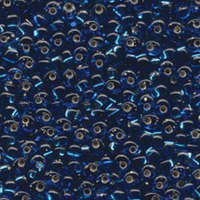 Miyuki 4mm Magatama Bead - MA4-25 - Silver Lined Capri Blue