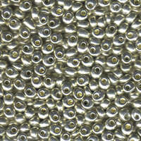 Miyuki 4mm Magatama Bead - MA4-1051 - Metallic Silver