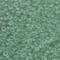 Miyuki 4mm Magatama Bead - MA4-2104F - Matte Transparent Pale Green