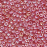 Miyuki 4mm Magatama Bead - MA4-2133F - Transparent Dark Pink AB