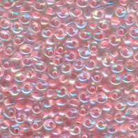 Miyuki 4mm Magatama Bead - MA4-2147 - Salmon Lined Crystal AB