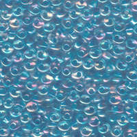 Miyuki 4mm Magatama Bead - MA4-2149 - Aqua Lined Crystal AB