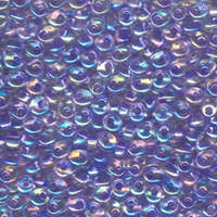 Miyuki 4mm Magatama Bead - MA4-2150 - Lavender Lined Crystal AB