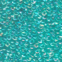 Miyuki 4mm Magatama Bead - MA4-2154 - Transparent Mint Green AB