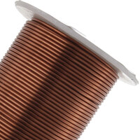 Tarnish Resistant Medium Temper Antique Copper 18 Gauge Round Wire