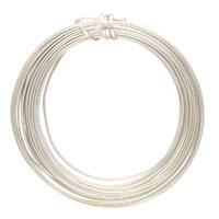 Tarnish Resistant Medium Temper Silver 18 Gauge Half Round Wire
