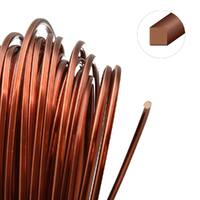 Tarnish Resistant Medium Temper Antique Copper 18 Gauge Square Wire