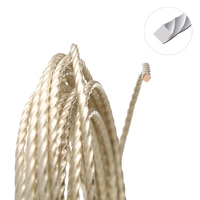 Tarnish Resistant Medium Temper Silver 18 Gauge Twisted Wire