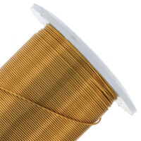 Tarnish Resistant Medium Temper Brass 24 Gauge Round Wire