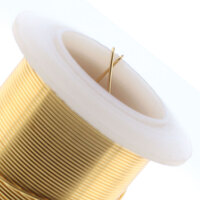 Tarnish Resistant Medium Temper Gold 24 Gauge Round Wire