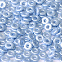 O Bead - Alabaster Pastel Light Sapphire - OB24-02010-25014