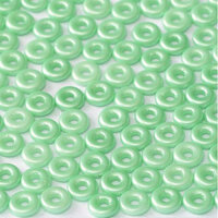  O Bead - Alabaster Pastel Light Green - OB24-02010-25025