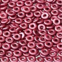  O Bead - Alabaster Pastel Burgundy - OB24-02010-25031