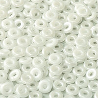 O Bead - Chalk White Shimmer - OB24-03000 -20600