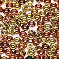  O Bead - Jet California Gold Rush - OB24-23980-98542