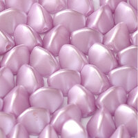 5mm x 3mm Pinch Bead - Alabaster Pastel Light Rose - 02010-25011