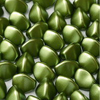 5mm x 3mm Pinch Bead - Alabaster Pastel Olivine - 02010-25034