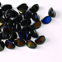 5mm x 3mm Pinch Bead - Jet Azuro - 23980-22201