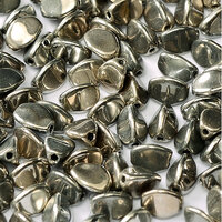 5mm x 3mm Pinch Bead - Jet Argentic Full - 23980-27500