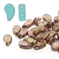 Paisley Duo 8mm x 5mm - Crystal Senegal Brown - PD8500030-15695
