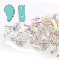 Paisley Duo 8mm x 5mm - Crystal AB - PD8500030-28701