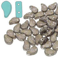 Paisley Duo 8mm x 5mm - Crystal Gleam Copper Glaze - PD8500030-65535
