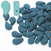 Paisley Duo 8mm x 5mm - Matte Velvet Dark Teal - PD8502010-29530