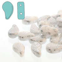 Paisley Duo 8mm x 5mm - Chalk Silver Splash - PD8503000-15481
