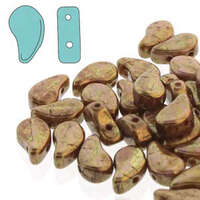Paisley Duo 8mm x 5mm - Chalk Senegal Brown - PD8503000-15695