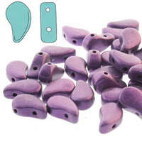 Paisley Duo 8mm x 5mm - Metallic Suede Purple - PD8523980-79021